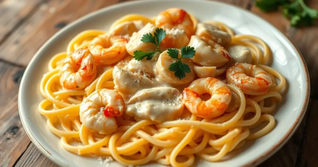 Delicious Chicken and Shrimp recipe