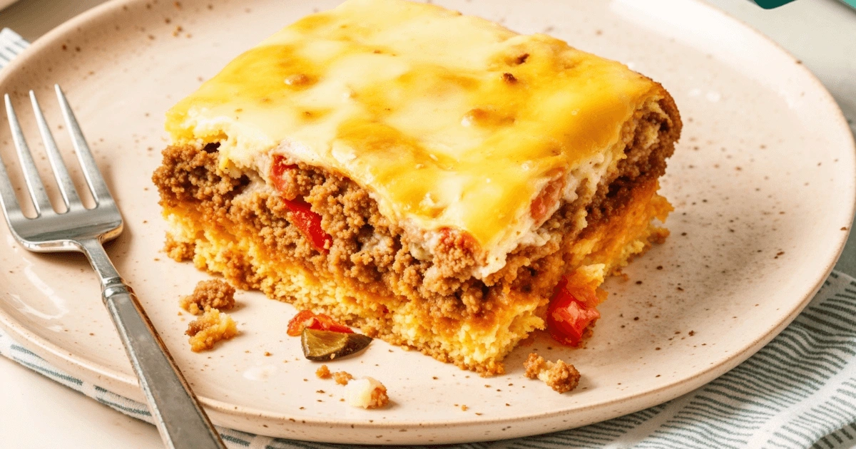 Delicious dish of cattle drive casserole