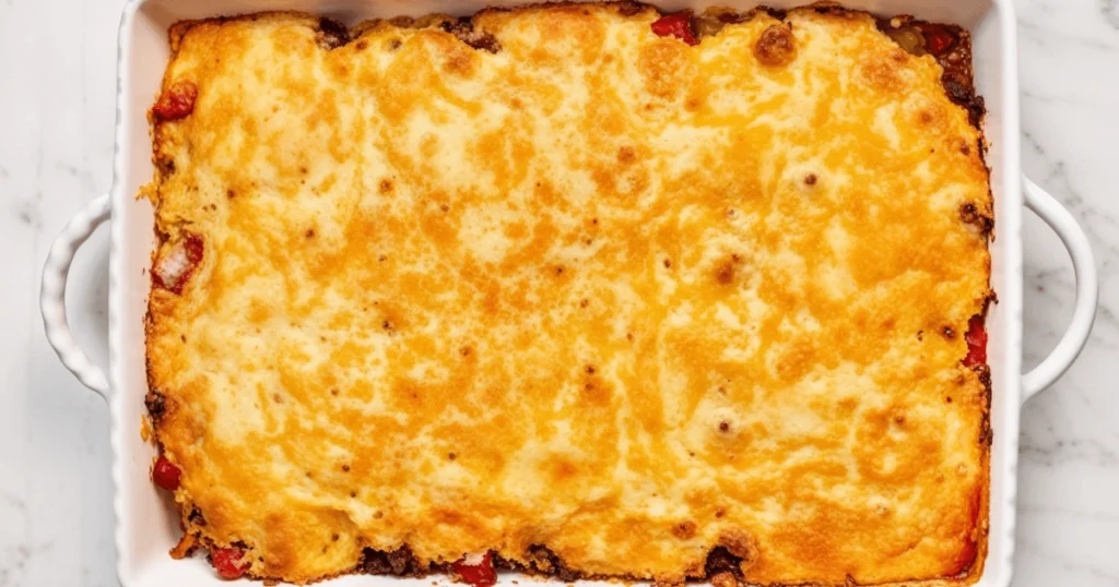 the cattle drive casserole ready to serve