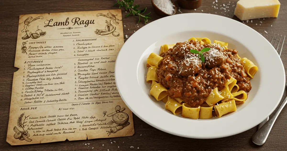 Lamb Ragu D'abruzzo