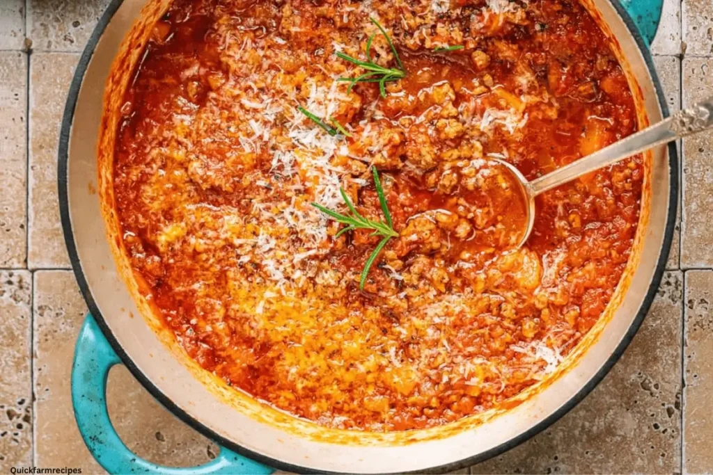 Lamb Ragu d’Abruzzo tomato sauce