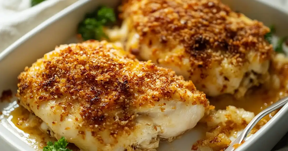 Parmesan Crusted Chicken recipe