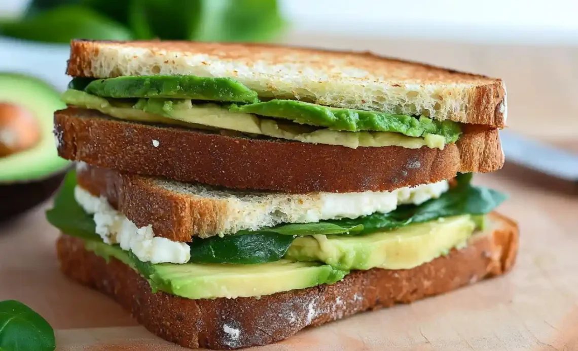 Creamy Avocado Grilled Cheese