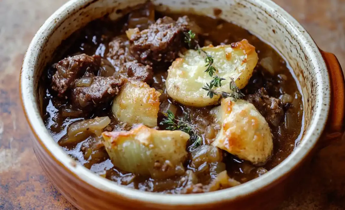 French Onion Beef Stew