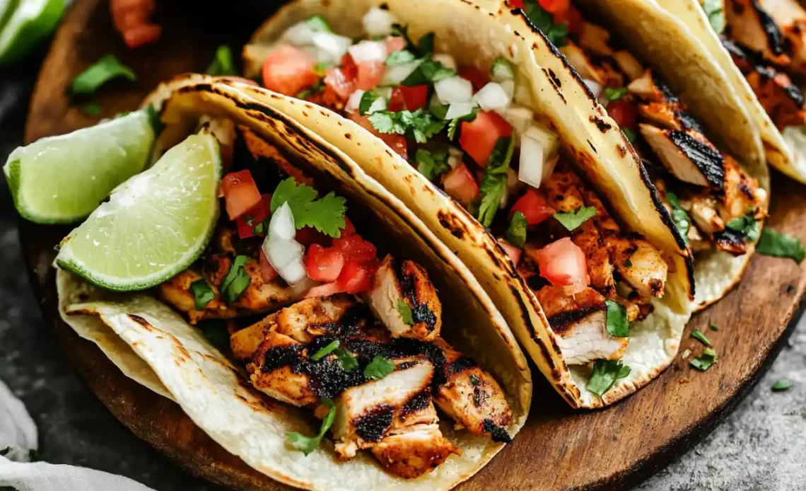 Grilled Chicken Street Tacos