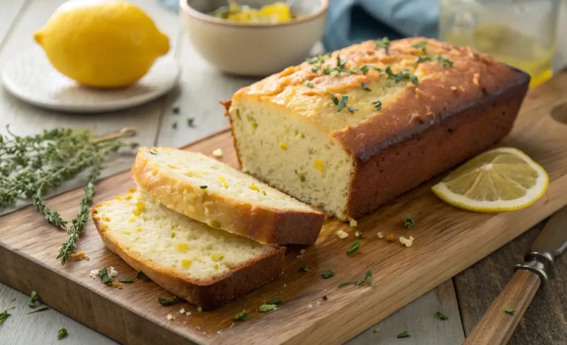 lemon yogurt and olive oil loaf