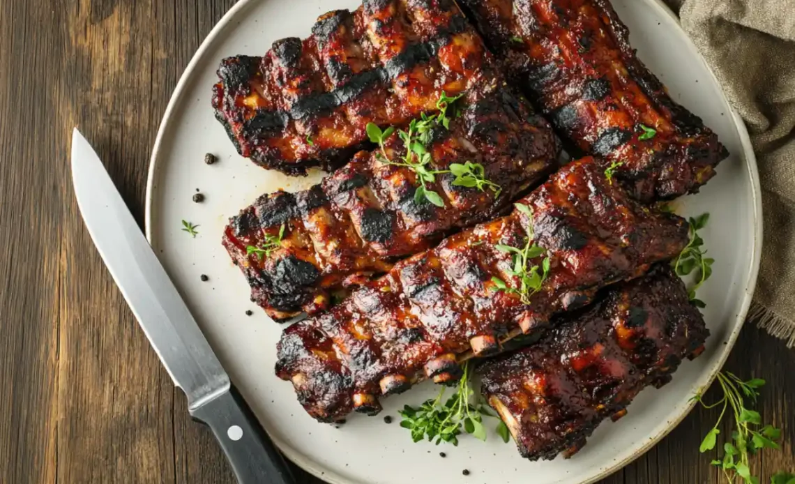 split lamb breast plate recipe