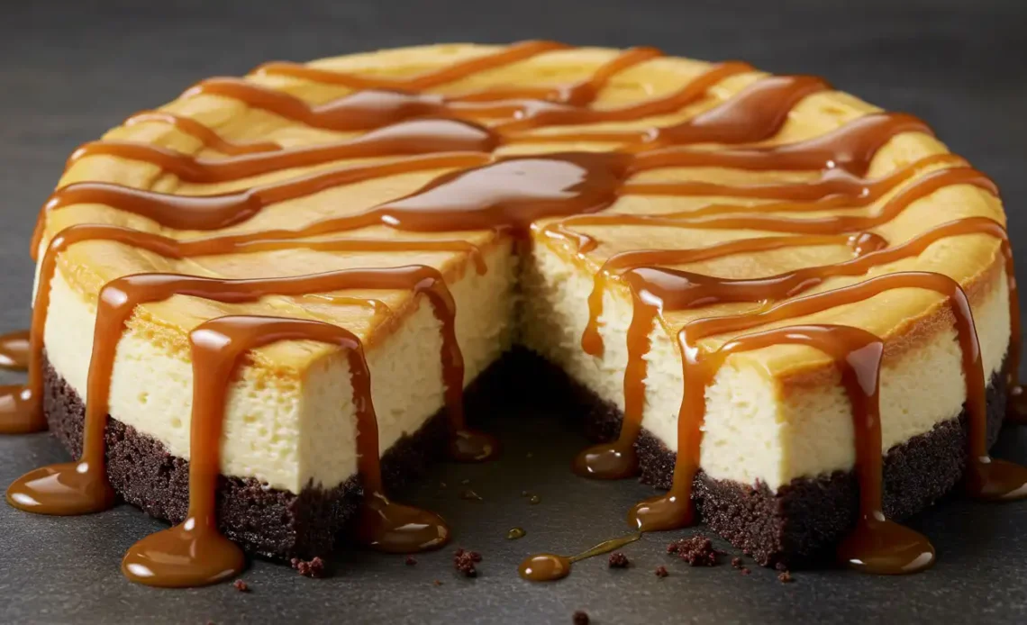 Caramel Brownie Cheesecake