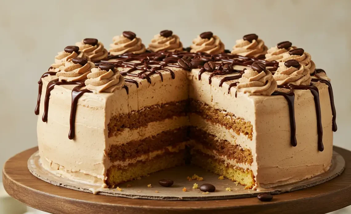 Coffee Ice Cream Cake