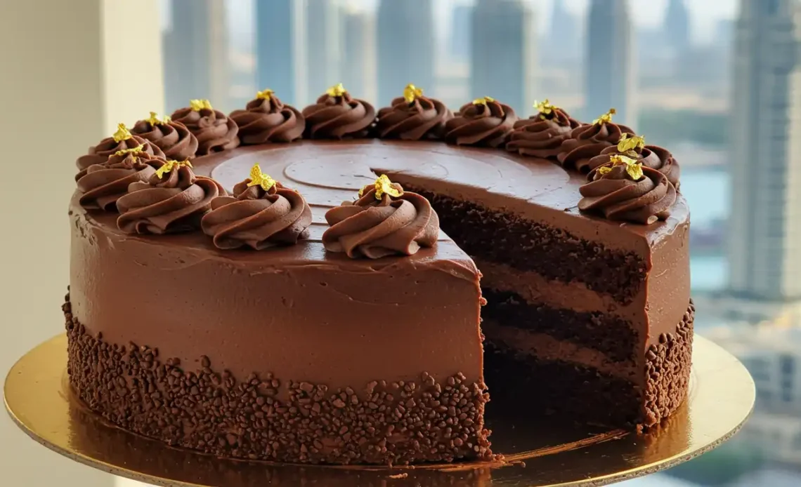 Dubai Chocolate Cake