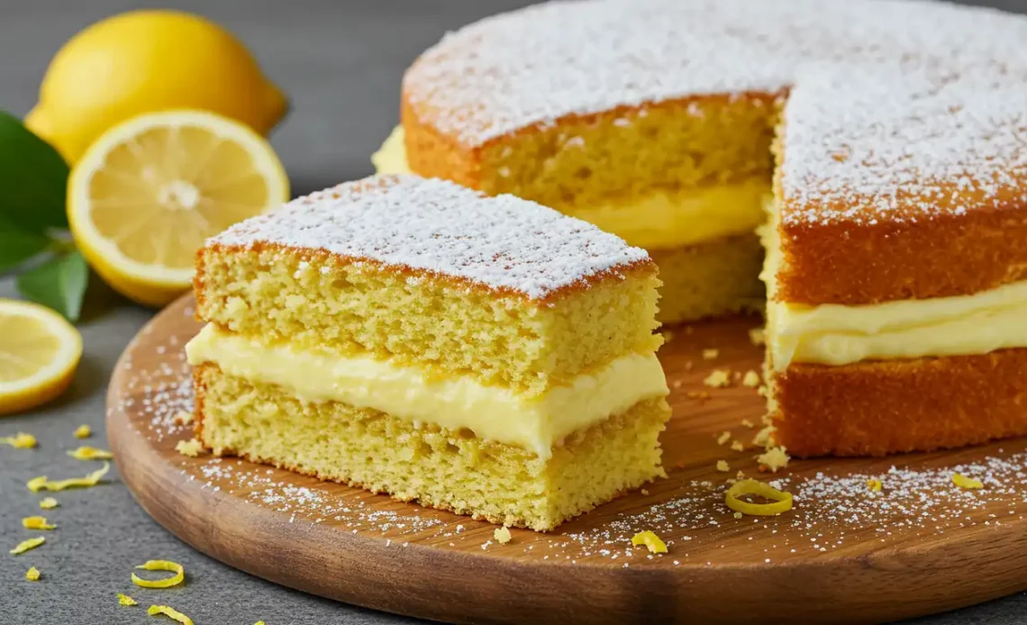 Italian Lemon Cream Cake