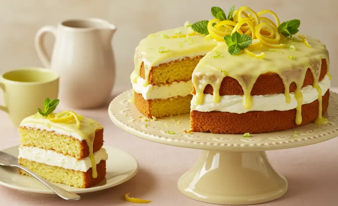 Limoncello Mascarpone Cake