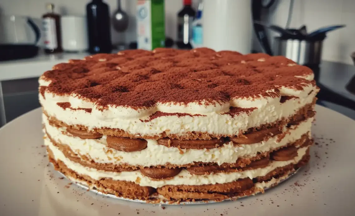 Tiramisu Layer Cake