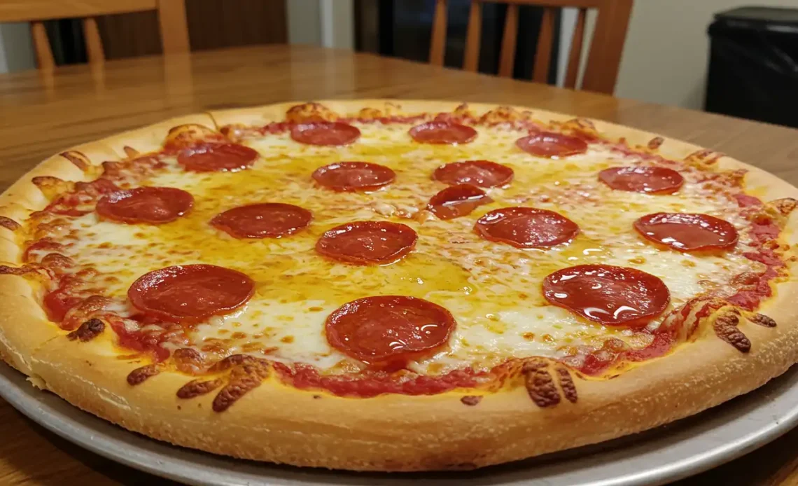 hot honey pepperoni pizza