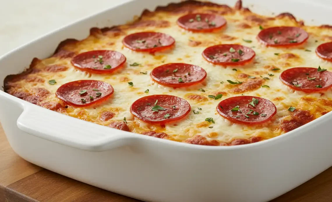 pepperoni pizza casserole