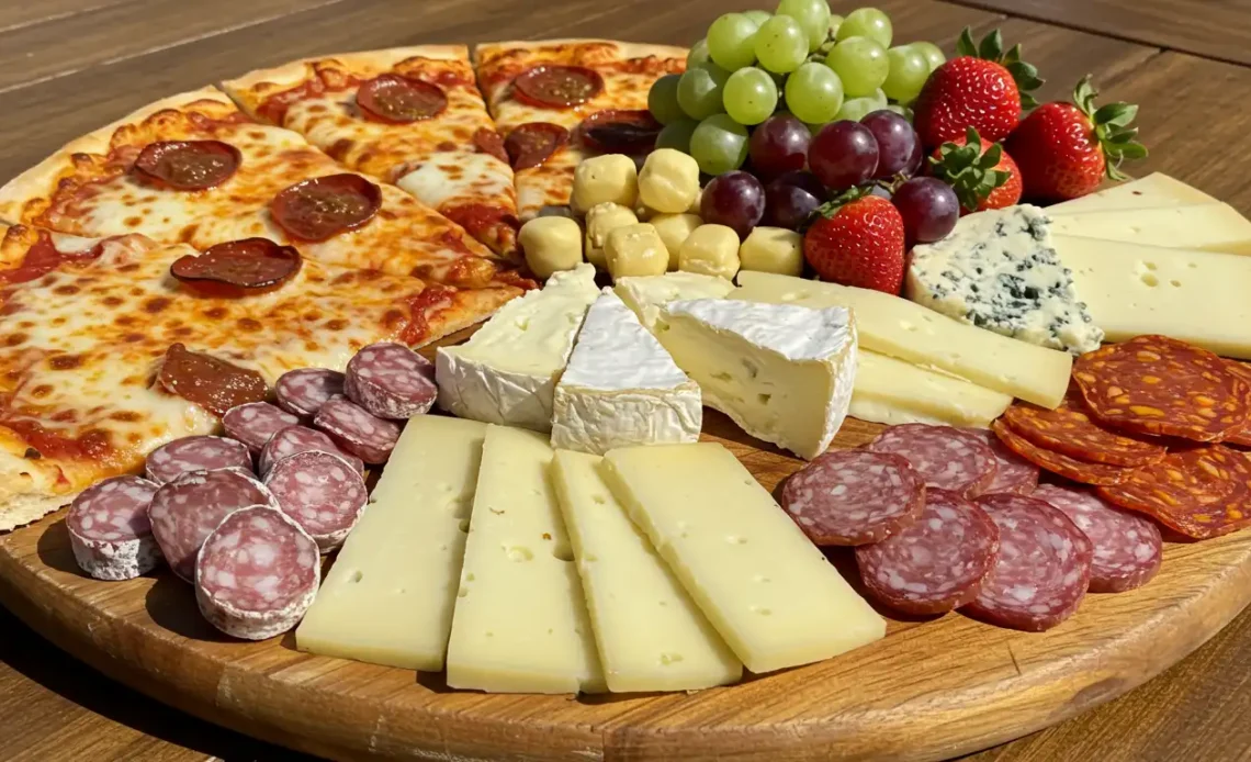 pizza charcuterie board