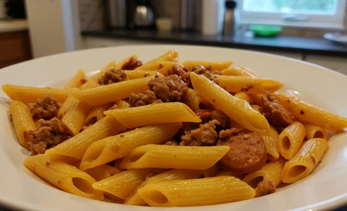 sausage penne pasta