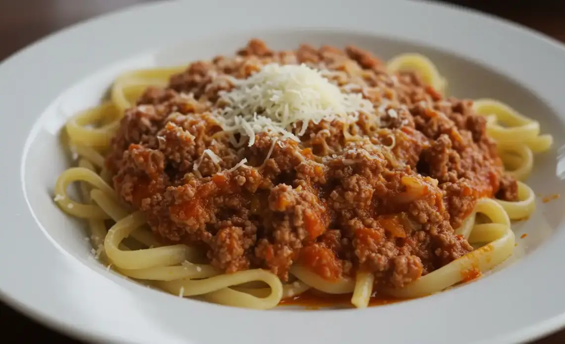 white bolognese sauce