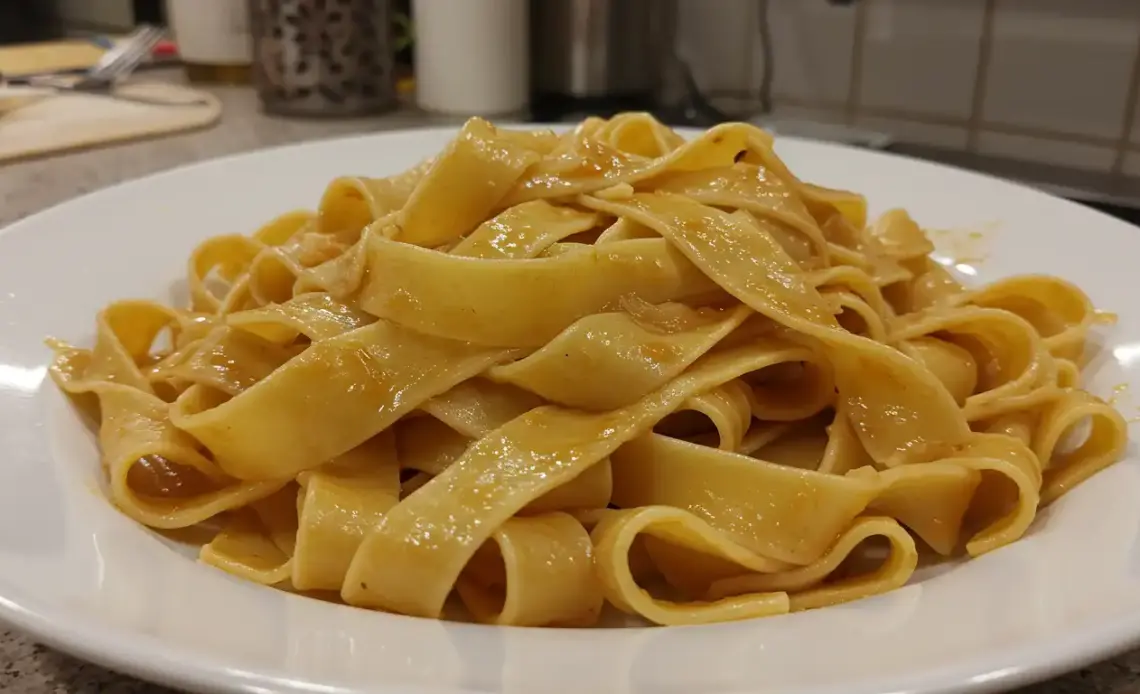 Homemade Pappardelle Pasta