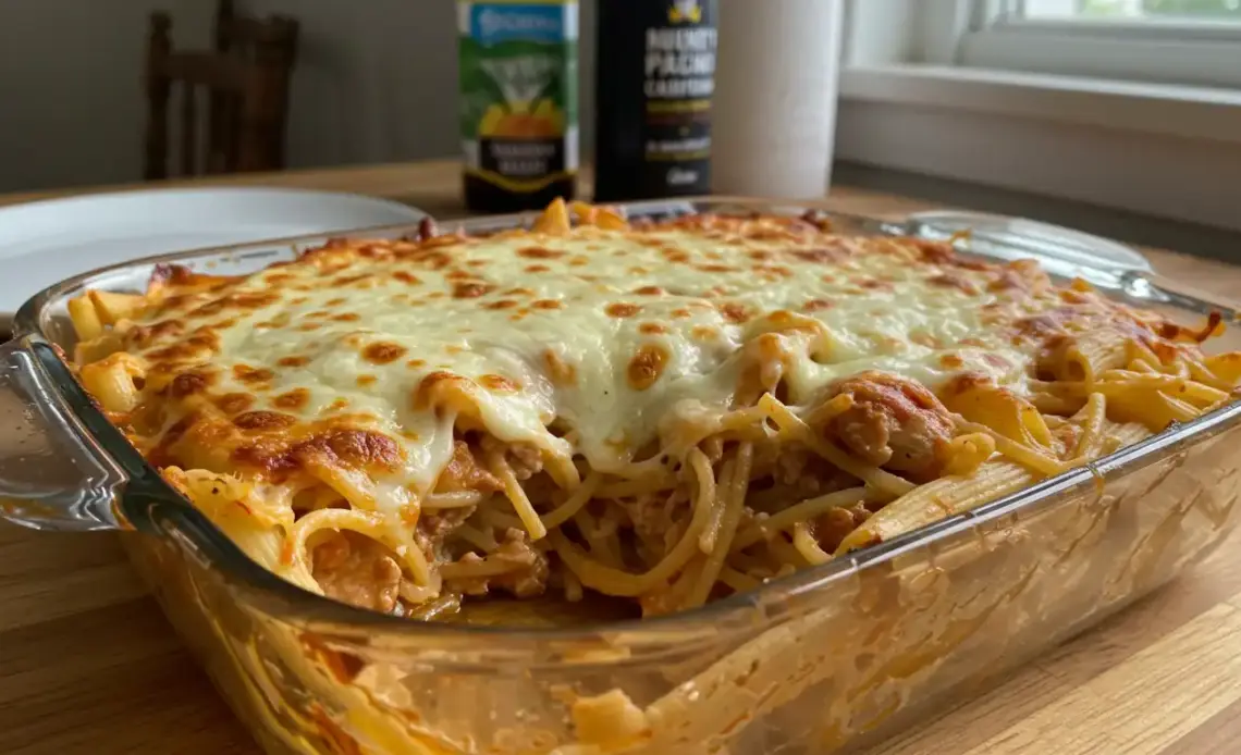 baked chicken spaghetti recipe