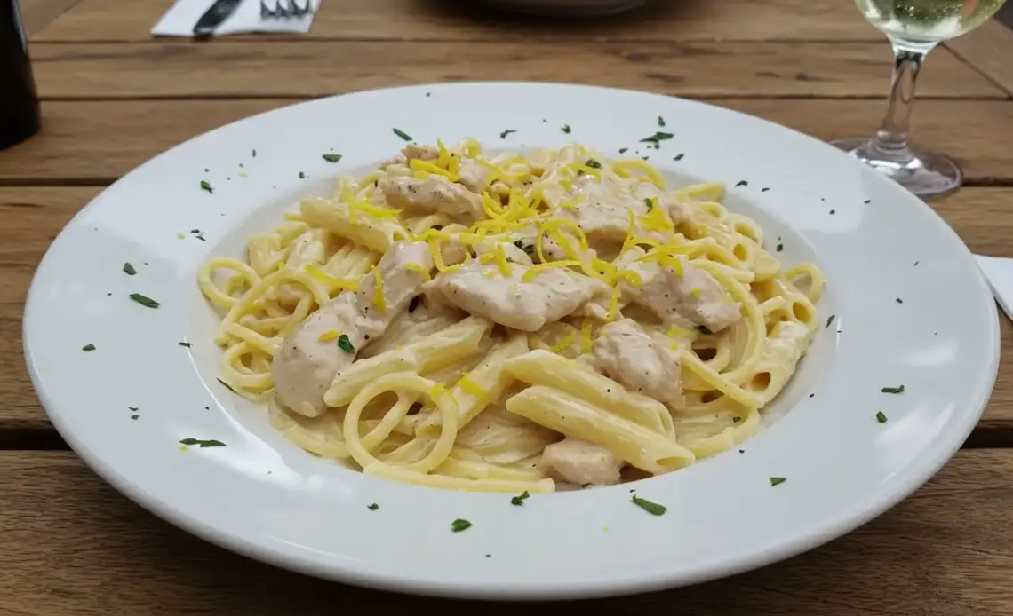 creamy lemon chicken pasta