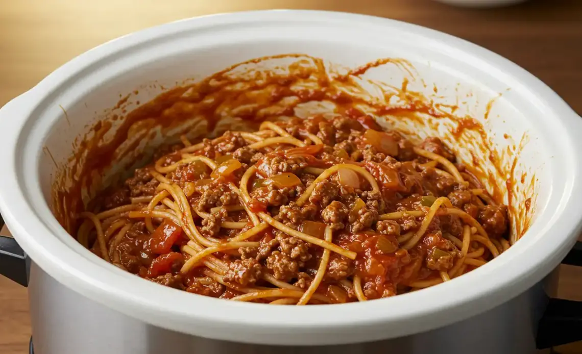 crockpot million dollar spaghetti