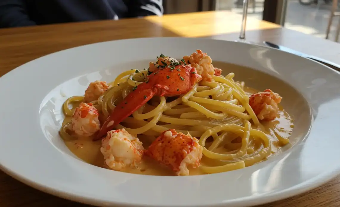 lobster pasta creamy