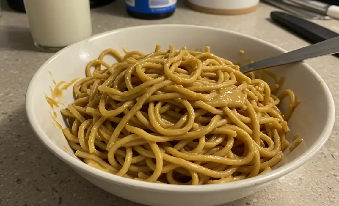 peanut butter noodles