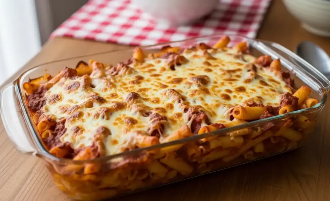 Baked Ziti Recipe without Ricotta