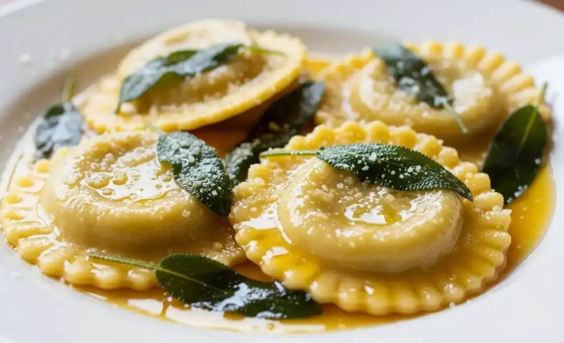 Easy Sauce for Butternut Squash Ravioli