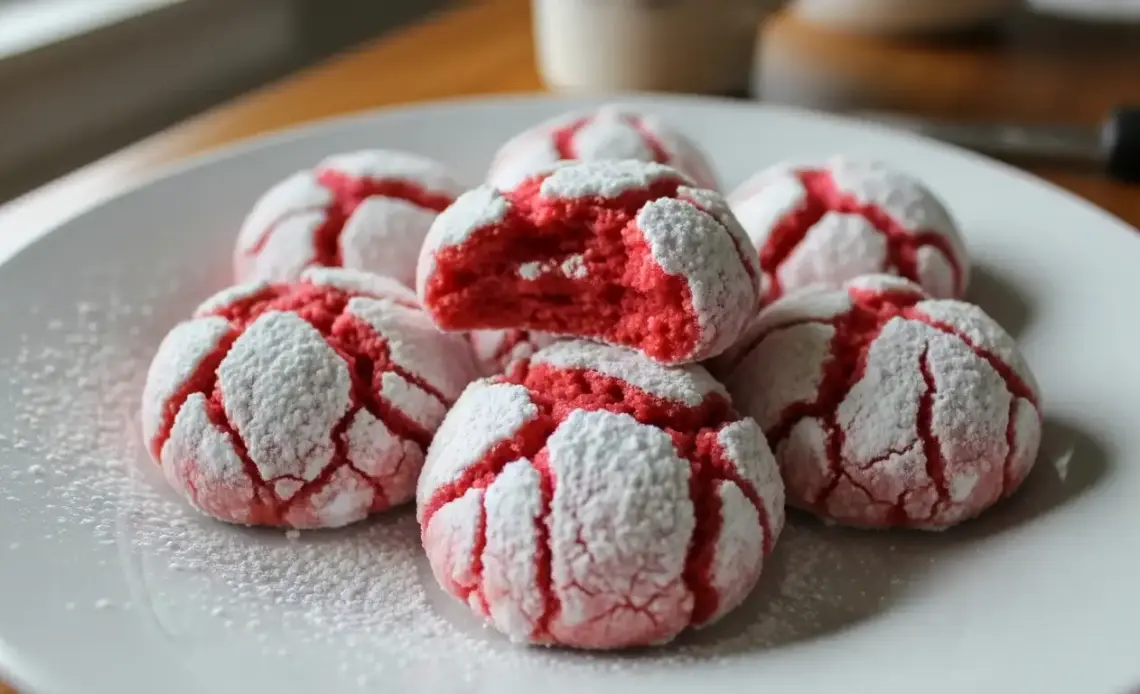 Berry Crinkle Cookies