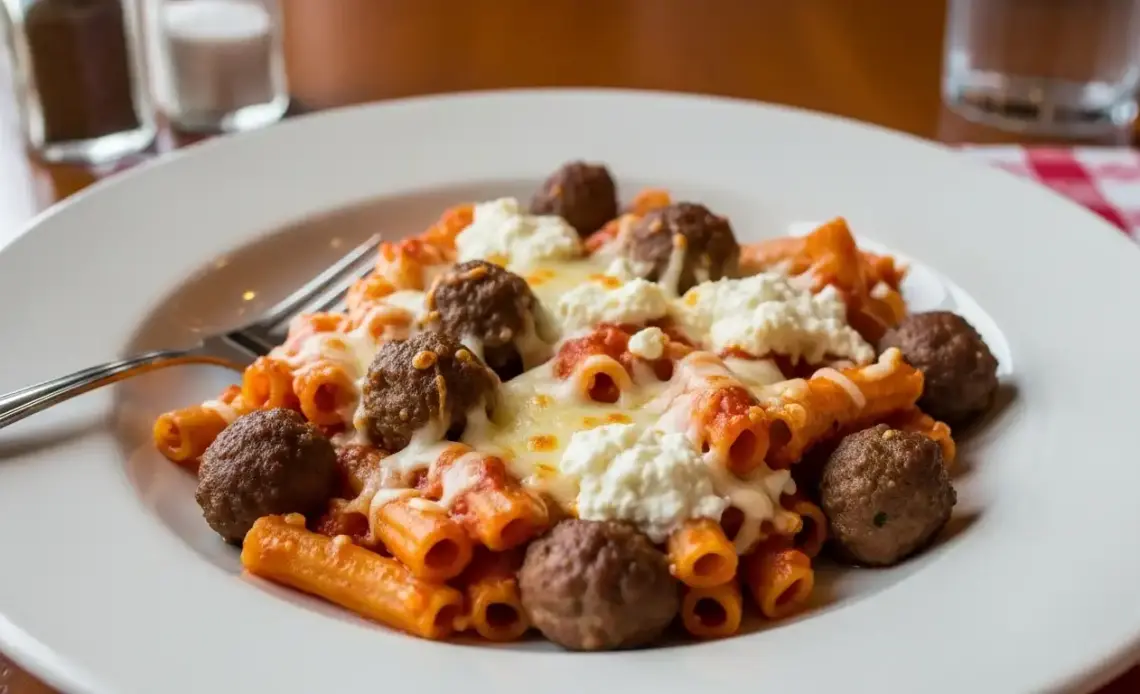 Baked Ziti with Meatballs